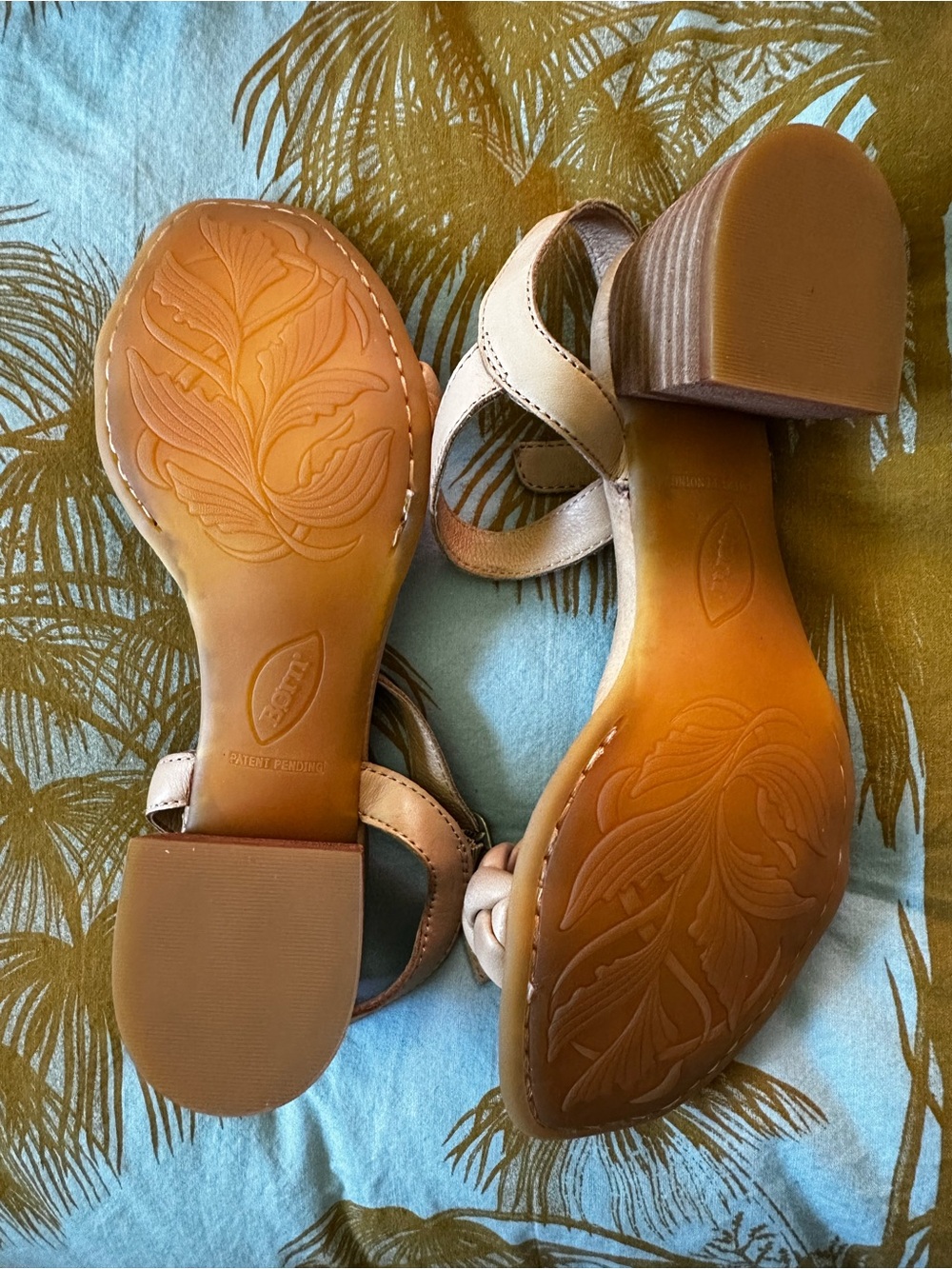 Born Women's Braided Front Ankle-Strap Sandals in Tan - Picture 3 of 4